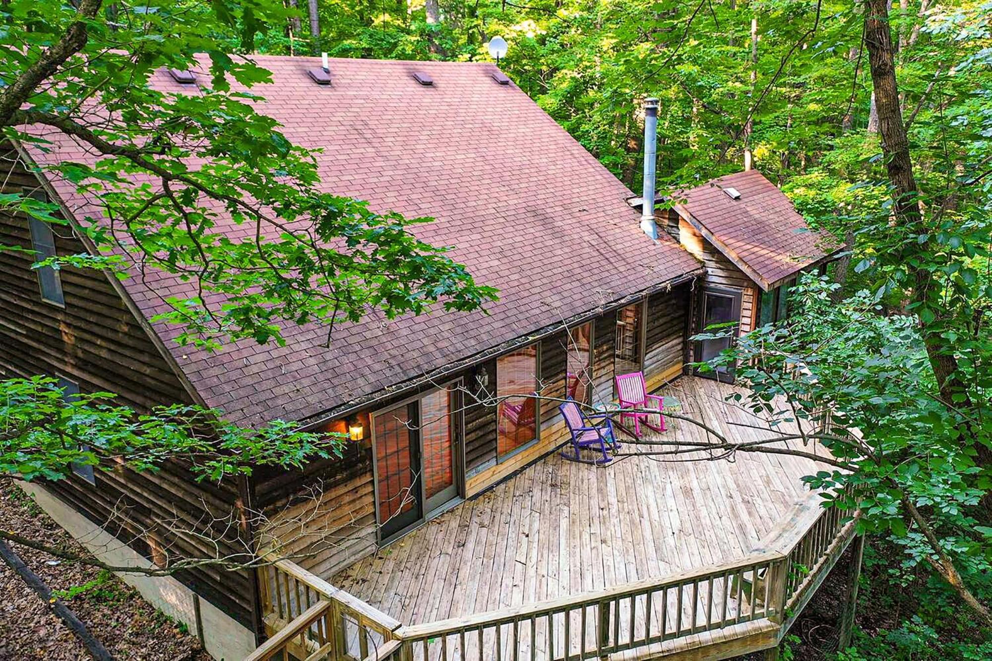 Huge Cabin W Hot Tub, Deck, Grill, Fire Pit, Wifi Берклі-Спрінгз Екстер'єр фото